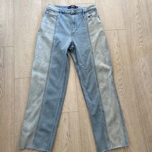 Hollister Ultra High-Rise DAD Jean ~ Vintage Stretch ~ 9R ~ W29 L31 ~ Two-tone